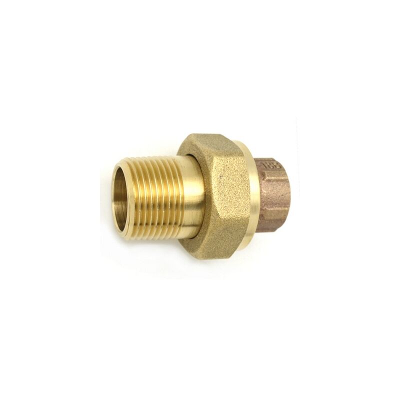 Bocchettone bronzo 3 pezzi m. a saldare 1/2 x 18