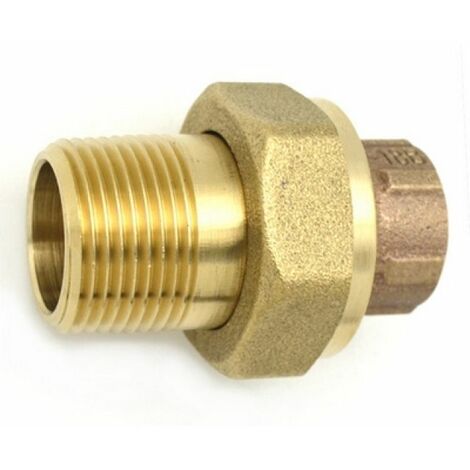 BOCCHETTONE BRONZO 3 PEZZI  M.  A SALDARE 3/4 x 16