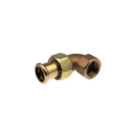 Bocchettone curvo - Femmina x fil.femmina 18 x 1/2" 6096G