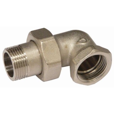 BOCCHETTONE CURVO IN OTTONE MF 1/2''
