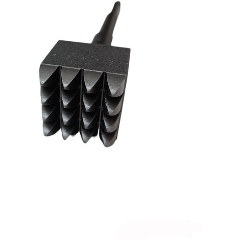 BOCCIARDA 40X40 A 16 DENTI SDS-PLUS PROFESSIONALE FORGIATA DENTATA PIETRA PRO+