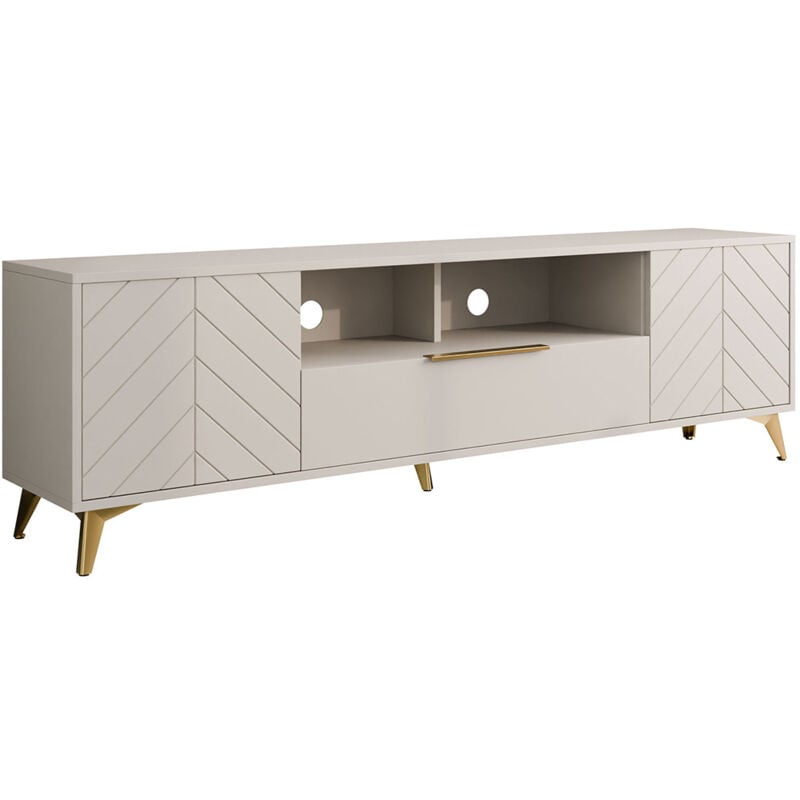 Boccioni - meuble tv - beige - 200 cm - beige