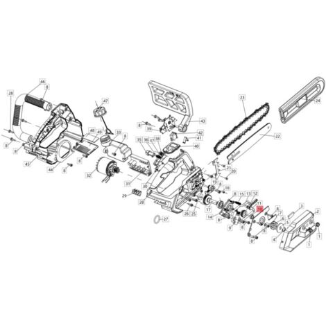 Boccola motosega THCS22-07 ORIGINALE BLUEBIRD 3130805250000