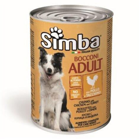 BOCCONI PER CANI 'SIMBA' pollo e tacchino - gr 415 24 PZ