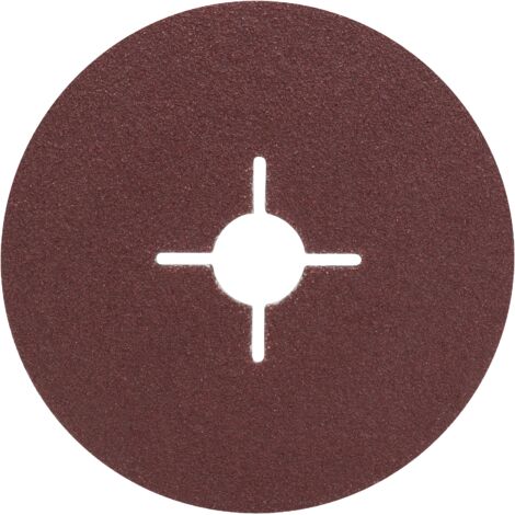 Boch Accessories Disques abrasifs sur fibres pour meuleuses angulaires, set de 5 pièces, au corindonD = 125 mm  G = 60, 5 pièces