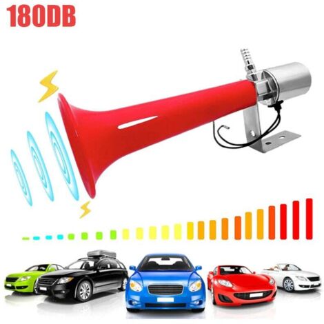 Bocina de aire, bocina turca de 12 V/24 V para camiones, uso universal, bocina de aire de 180 dB, bocina de presión para caravanas.