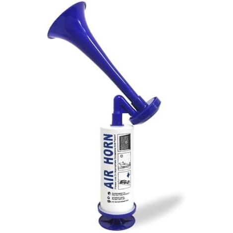 Bocina de Bomba de Aire de Mano, Metal Cuerno de Aire Portátil, Cuernos para Barco de Seguridad, Eventos Deportivos