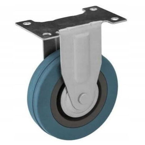 Bock-Lenkrad, Durchmesser 100 mm, Kunststoff-Gummi