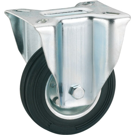 Bockrolle 125 x 37 mm, Tragkr. 100 kg Möbelrollen