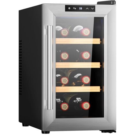 Bodega-Set a Temperatur de 8 Flaschen de Kapazität concon thermoelektrisches System de Kühlung whichgarantiert hohe Leistung. Einstellbare Temperatur und LED-Innenbeleuchtung.