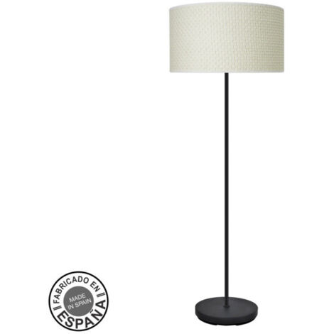 Boden De Lounge 1xE27 Schwarz Canizo White 163x40x40cm MODA