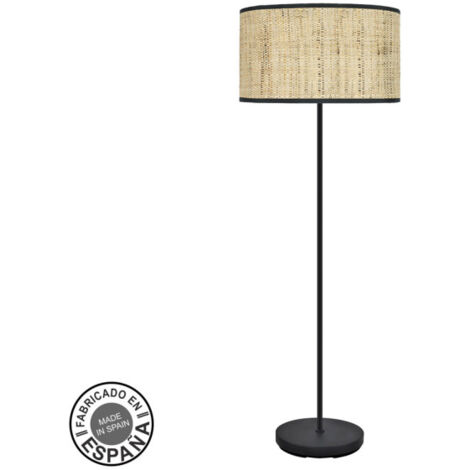 Boden De Wohnzimmer 1xE27 Schwarz Dunkel Canizo 163x40x40cm MODA