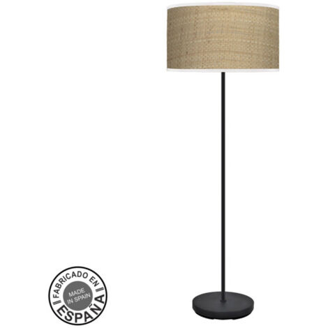 Boden De Wohnzimmer 1xE27 Schwarz Lichtstock 163x40x40cm MODA