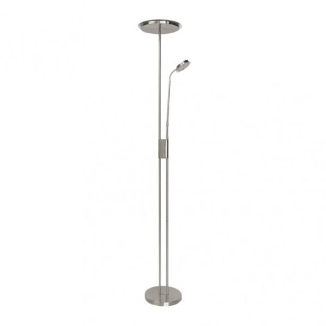 Boden de Wohnzimmer antares 20w+7w 4000k w / nickel Leser 183x25x25 cm taktile w / Dimmer &amp Speicher