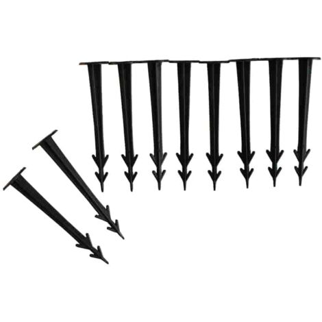 Bodenanker, 10 Erdnägel, 11,5cm, Kunststoff, für Unkrautvlies