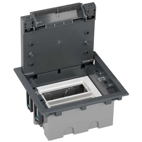 Bodenbox 70mm 2 graue Module SIMON 52050002-035
