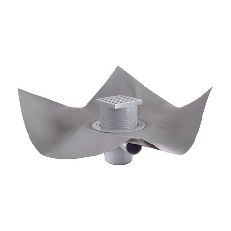 Bodenduschset „Gully Q“ mit Rost und Teelaken