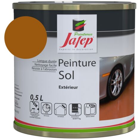 Bodenfarbe rostrot Jafep  0,5 L