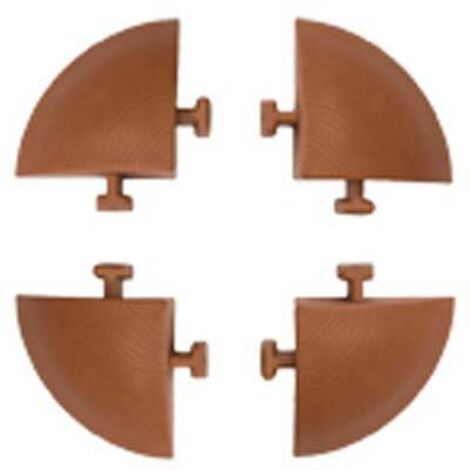 Bodenfliese artplast corner floor tile 5x5x2.5 cm 4 Stück