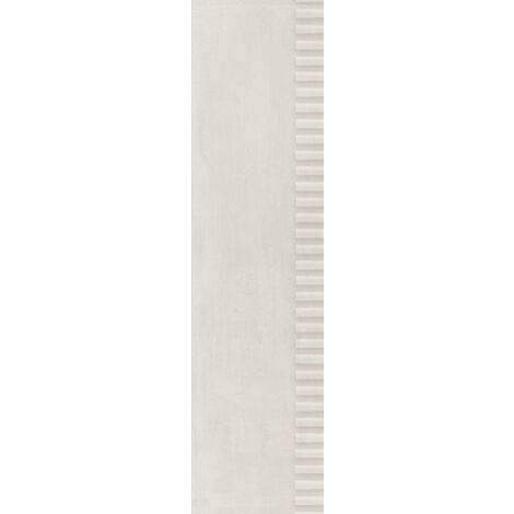 Bodenfliese Feinsteinzeug Naes Misto 15,6 x 60,6 cm creme