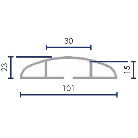 Bodenkabelschutz CPB1025, 101x23, 5m  Metallarbeiten 758136975