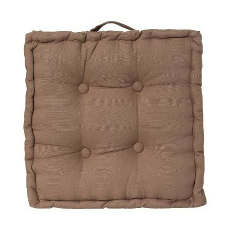 Bodenkissen 40 x 40 x 8 cm Atmosphéra - Taupe