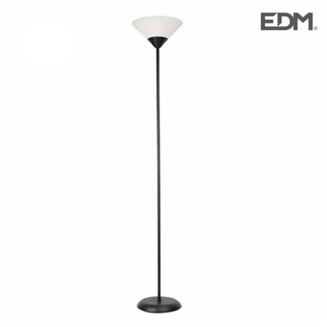 Bodenlampe auf Fuß Modell Miami Farbe Schwarz E27 60W Edm