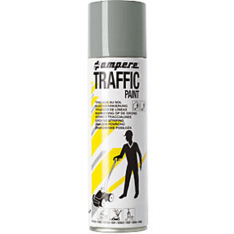 A.M.P.E.R.E® Bodenmarkierfarbe, Farbe grau, Doseninhalt 500 ml, VE mit 12 Dosen