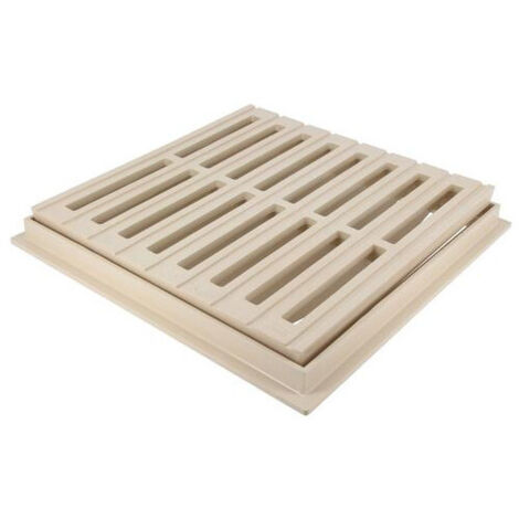 Bodenrost Nicoll GRC30S mit Rahmen 30x30cm Sand