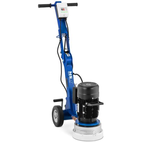 Bodenschleifer Beton 250 mm Betonschleifer Betonfräse Trocken Nass 2200W 1410U/m - Blau