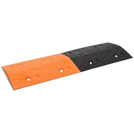 Bodenschwelle Gelb & Schwarz 97x32,5x4 cm Gummi