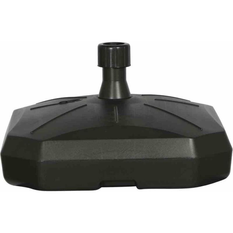 Siena Garden - Schirmständer 50 Liter, befüllbar, mit Rolle, anthrazit Polyethylen-HD, für Schirmstöcke 30-55 mm