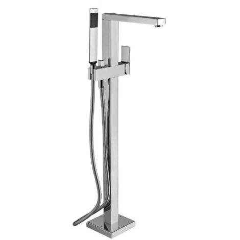 Bodenstehende Wannenbatterie Serie Paffoni Elle EL033CR  Verchromt - Messing