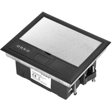 Bodentank für Modularsteckdosen 4 x 45x45mm oder 8 x 22,5x45mm