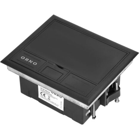 Bodentank für Modularsteckdosen 4 x 45x45mm oder 8 x 22,5x45mm