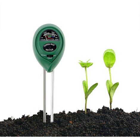 Boden-pH-Meter Gartenbedarf für Pflanzen Pflanzen Blumen Gemüse 2-in-1-Boden-pH-Wert-Tester 
