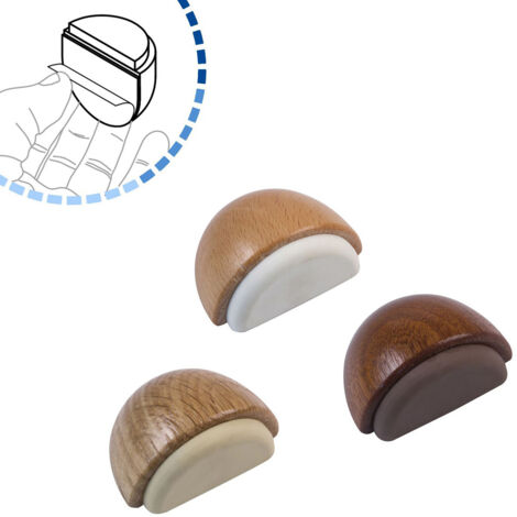 Bodentürstopper Gummipuffer Holztürstopper Stopper Holz div Holzarten Türstopper