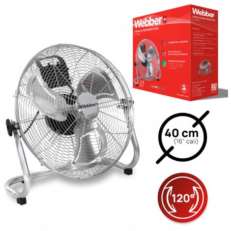 Bodenventilator, groß, 40 cm, Webber, leise