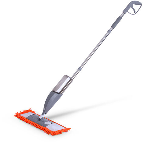 BESTLIVINGS Bodenwischer Set mit Sprühfunktion - Wischmop Sprühwischer 360 Grad Gelenk für alle Ecken - Komfort Bodenreiniger mit waschbarem Bezug