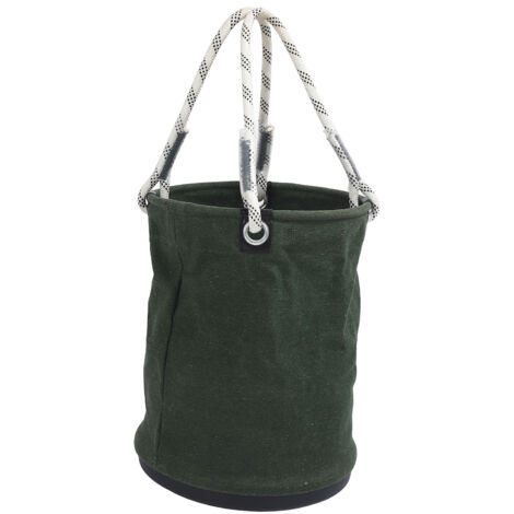Bodet de toile 40x30cm 30 kg Charge de charge Plastique Organisateur d'outils d'outils de bol à fond en plastique pour l'entretien vert
