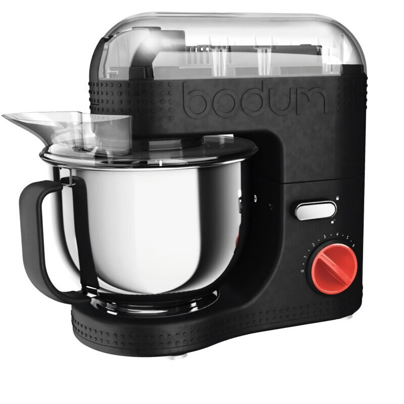 Robot de cuisine électrique Bodum 11381-01EURO-3 - Bol inox - 4,7 l - Noir
