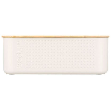 Bodum 11740-913 panera Rectangular Blanco Bamboo, Plástico