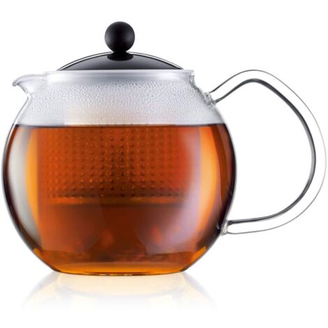 Bodum Assam teiera a pistone 0,5 L nera design moderno