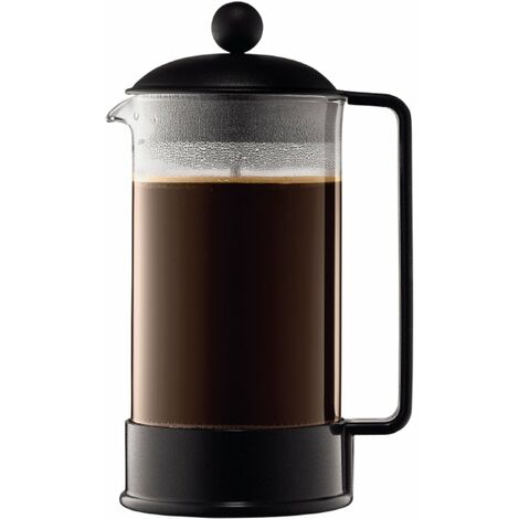 Bodum Brazil Caffettiera 8 tazze colore: Nero