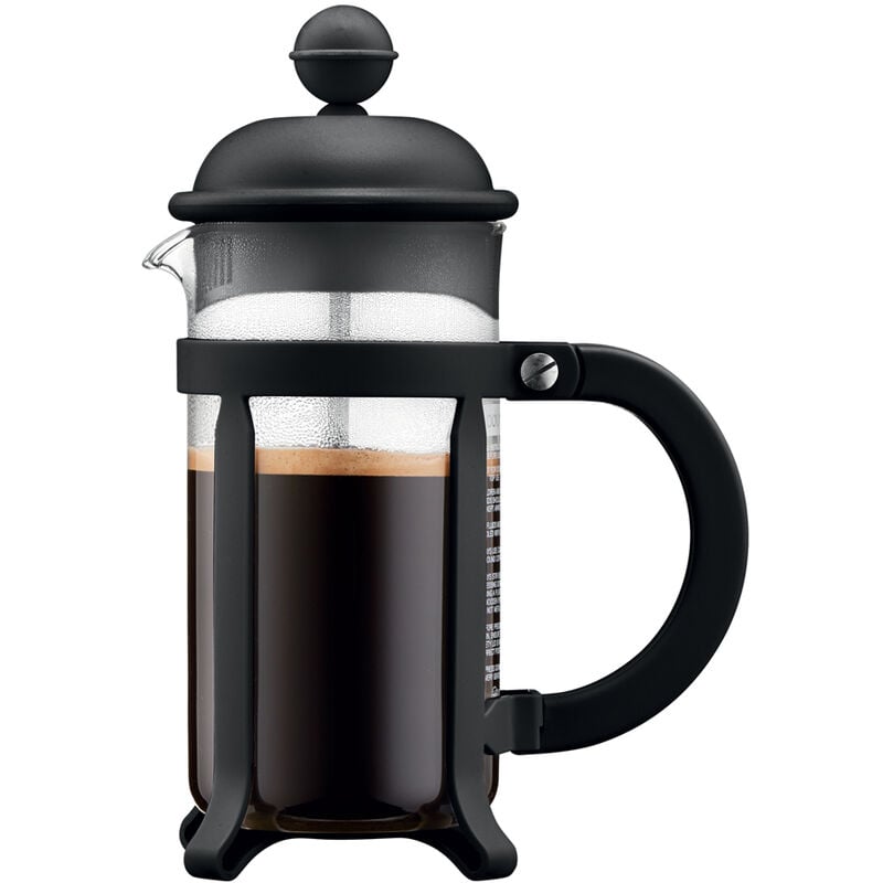 Bodum - Cafetière à piston 3 tasses Java noir - Noir
