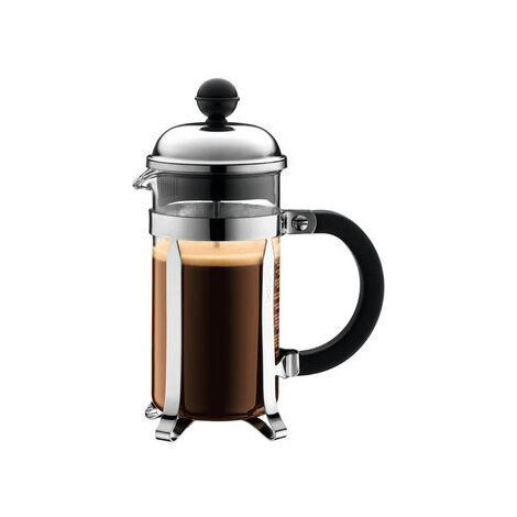 Bodum - Cafetière Chambord 8 tasses en inox noir - avec boîte