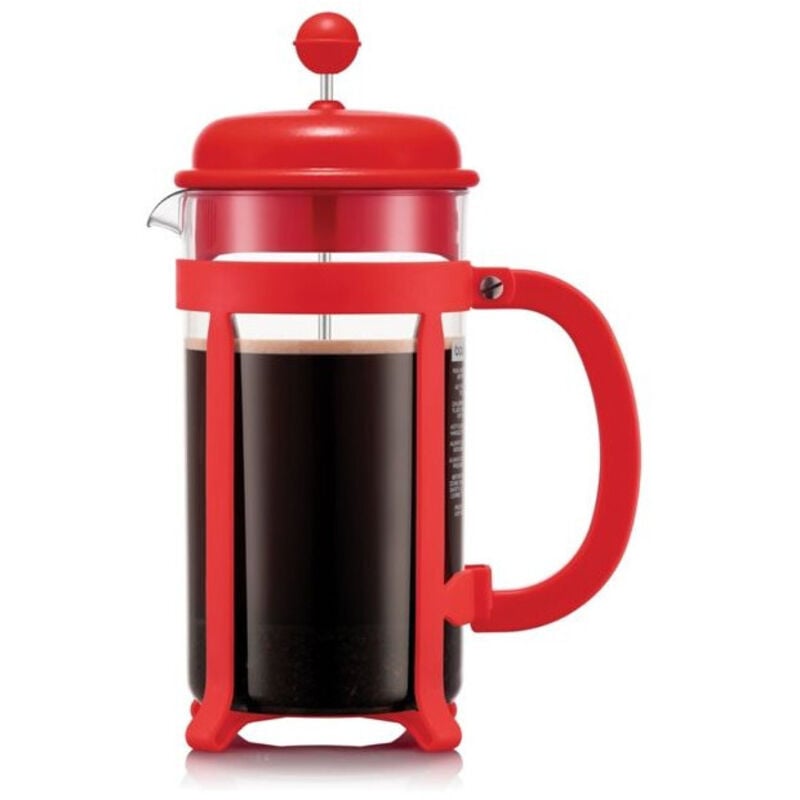 Bodum - Cafetière Java à piston 8 tasses rouge