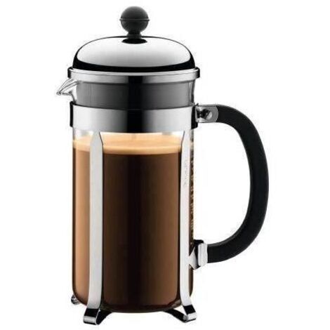 Bodum Chambord Schwarz, Chrom, Transparent