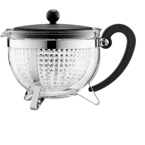 BODUM CHAMBORD Théiere filtre en acrylique 1.3 l Noir