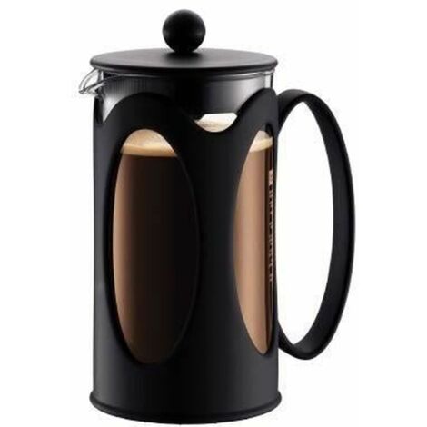 Bodum Kenya cafetera de émbolo negra 1 litro 8 tazas